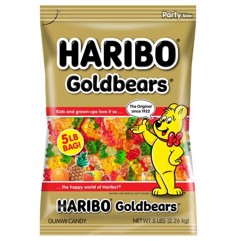 Gummy Bear Drawing, Best Backpacking Food, Haribo Gold Bears, Gummi Candy, Haribo Candy, Peanut Butter Candy, Bear Drawing, Food Allergens, Backpacking Food