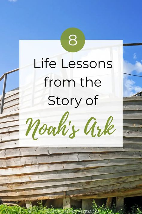 Noah's Ark is a classic Bible story. Here are 8 lessons that we can learn today from the story of Noah's Ark. When we dig beneath the surface of this story, we find some valuable lessons about our relationship with God and the hope that we have in our lives. Noahs Ark Bible Lesson, Noah’s Ark Bible Lesson, Noah’s Ark Sunday School, Noah's Ark Lesson, Noahs Ark Vbs, Noahs Ark Activities, Noah And The Flood, Noah's Ark Story, Jail Ministry