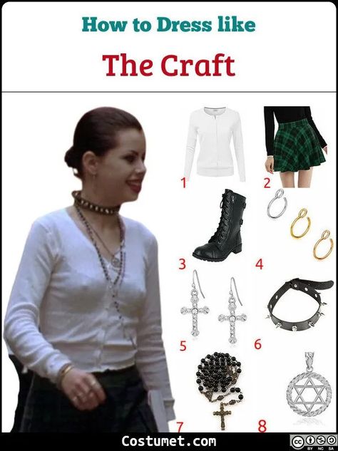 Nancy Downs (The Craft) Costume for Cosplay & Halloween Nancy The Craft Costume, Nancy Downs Costume, The Craft Halloween Costume, Nancy The Craft Outfit, The Craft Costume, Nancy Downs Outfit, The Craft Outfits, Nancy Downs The Craft, Craft Outfits