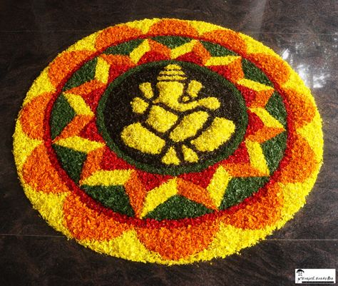 Athapookalam-Onam Athapookkalam For Competition, Onam Pukalam Simple, Pookolam Design Simple, പൂക്കളം Design, Ona Pookkalam Design, Poo Kolam Flowers Onam, Athappookkalam Design, Onam Pookalam Design Simple At Home, Athapookalam Designs Theme