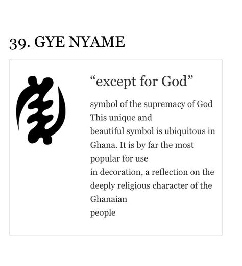 My next tattoo, can't wait Ghanaian Tattoo, Ghana Tattoo Ideas, Gye Nyame Tattoo, Ghana Tattoo, Zulu Tattoo, African Decor Bedroom, Wolf Girl Tattoos, Gye Nyame, Goddess Symbols