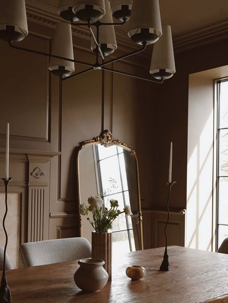 farrow and ball dark brown paint Brown Dining Room, Flagstone Flooring, Room Details, Sustainable Kitchen, Farrow And Ball Paint, Brown Kitchens, Stone Colour, Brown Paint, Brown Walls