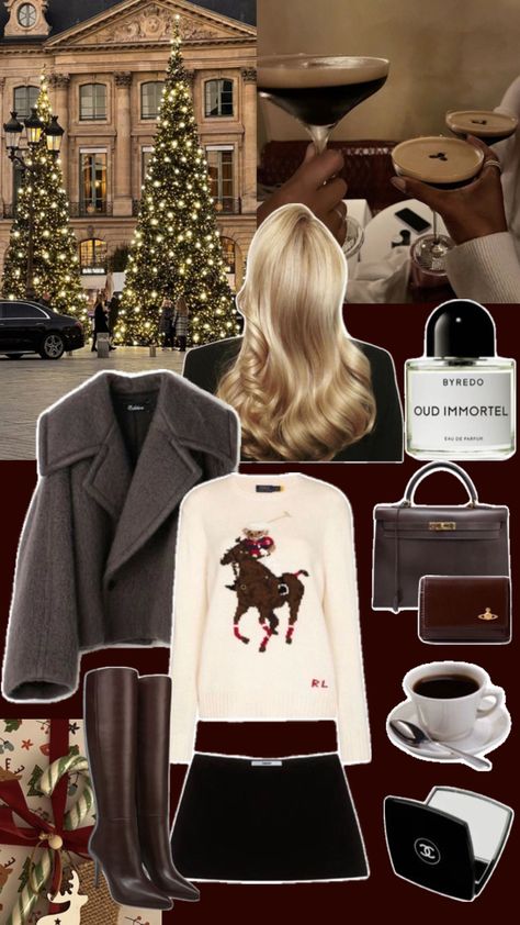 Nyc Christmas Outfit, Outfit Ideaa, Preppy Chic Outfits, November Outfits, December Outfits, Las Vegas Outfit, Capsule Wardrobe Women, Cute Christmas Outfits, Best Winter Outfits