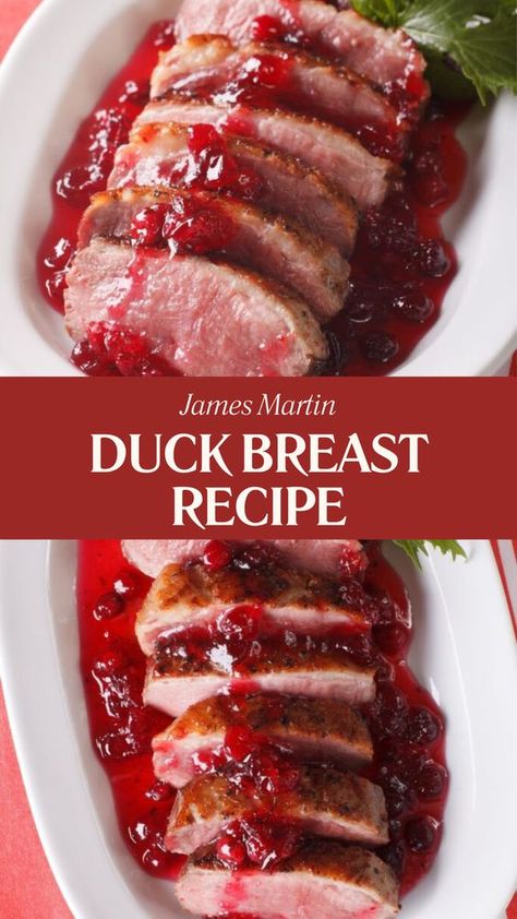 Duck Breast Recipe by James Martin is a surefire way to impress dinner guests in just 30 minutes. Learn to sear like a pro and elevate any occasion, even surprising yourself with your culinary skills. How To Cook Duck Breast, Duck Recipes Breast, Duck Breast Recipes Easy, Duck Breast Recipes, Hunting Recipes, Fancy Meals, Roasted Duck Recipes, Duck Breast Recipe, James Martin Recipes