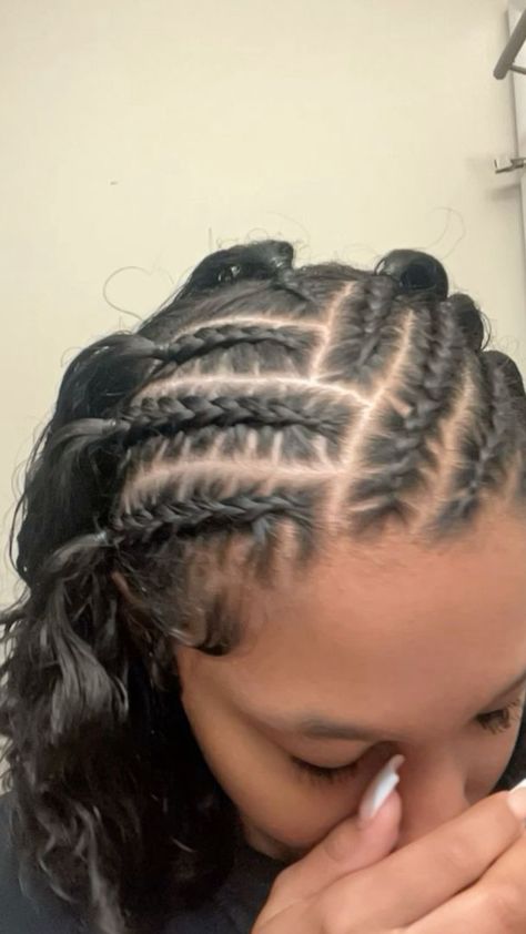 Half Braided Half Curly Natural Hair, Hoco Hair Styles Curly Hair, Braided Short Hair, Head Braids, Gigi Hair, Simple Braids, Curly Braided Hairstyles, Soccer Hairstyles, Really Curly Hair