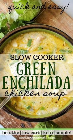 Green Enchilada Soup, Enchiladas Chicken Soup, Green Enchiladas Chicken, Green Enchilada Chicken Soup, Chicken Soup Easy, Enchilada Chicken Soup, Green Enchiladas, Enchiladas Chicken, Mexican Soup Recipes