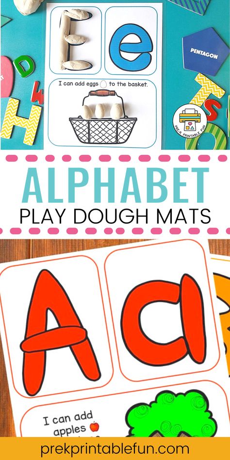 Letter Play Dough Mats Free Printable, Play Doh Letter Mats Free, Play Dough Alphabet Mats Free Printable, Alphabet Playdough Mats Free, Play Doh Shape Mats, Playdough Letter Mats, Addition Playdough Mats, Pom Pom Letters, Playdough Letters