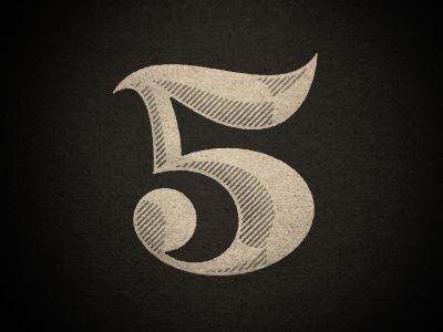 5 Angka 5 Aesthetic, 5 Aesthetic Number, 5 Number Design, Homemade Anniversary Gifts, Startup Logo, Number 5, Typography Love, Creative Typography, Types Of Lettering