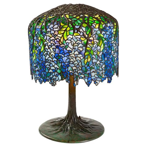 Geometric Table Lamp, Sothebys Art, Tiffany Studios, Bronze Lamp, Art Glass Lamp, Tiffany Glass, Stained Glass Lamps, Table Lamp Shades, Tiffany Lamps