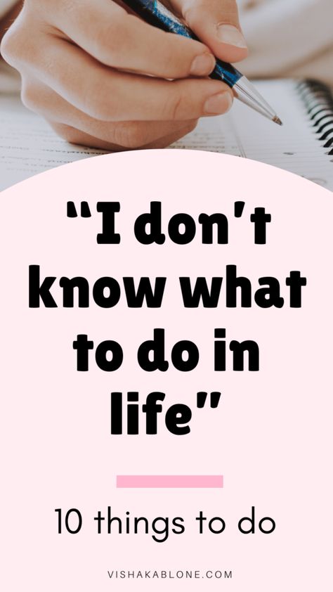 10 things to do when you don't know what to do in life What To Do In Life, When You Feel Lost, Together Quotes, Personal Growth Plan, Personal Development Plan, Self Healing Quotes, Get My Life Together, Know What You Want, Life Improvement