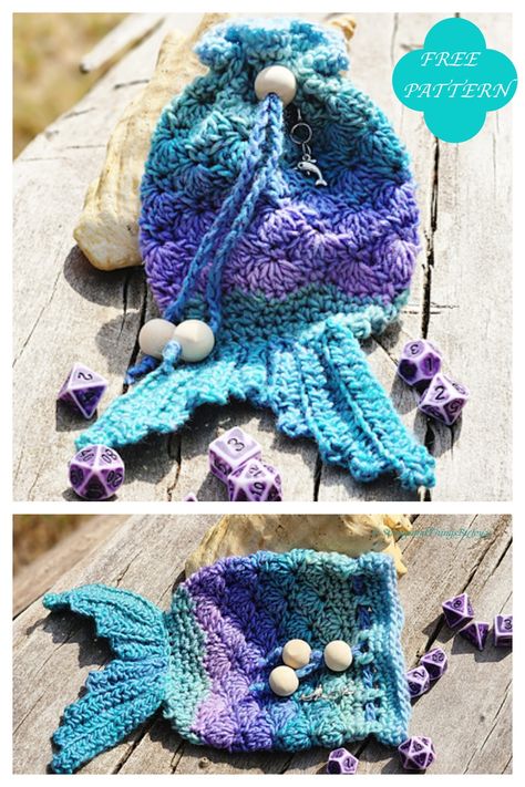 8 Mermaid Tail Bag Crochet Patterns – FREE Crochet Mermaid Accessories, Bag Crochet Patterns Free, Siren Crochet, Crochet Mermaid Tail Pattern Free, Mermaid Crochet Pattern Free, Mermaid Tail Pattern, Mermaid Crochet Pattern, Mermaid Crochet, Mermaid Bag