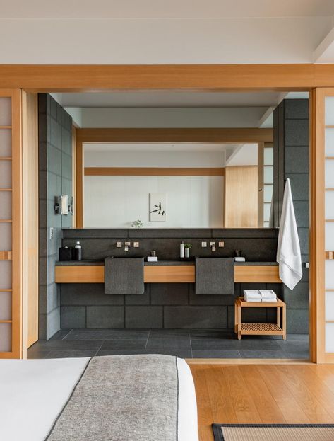 Garden View Suite - Luxury Accommodation at Aman Tokyo Aman Tokyo, Kerry Hill, Traditional Japanese Design, Shoji Screen, Hill Interiors, Interior Design Concepts, Hotel Interiors, Luxury Accommodation, Japanese Design