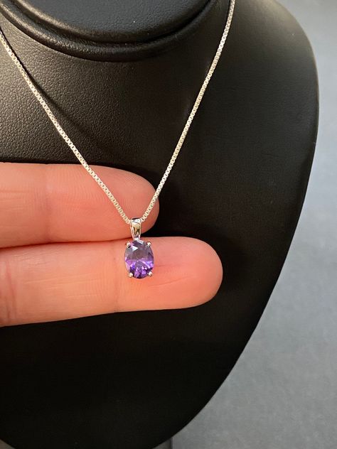 February Birthstone Necklace, Black Friday Jewelry, Petite Necklace, Pretty Jewelry Necklaces, Pendant Necklace Simple, Necklace Elegant, Magical Jewelry, Cz Necklace, Classy Jewelry