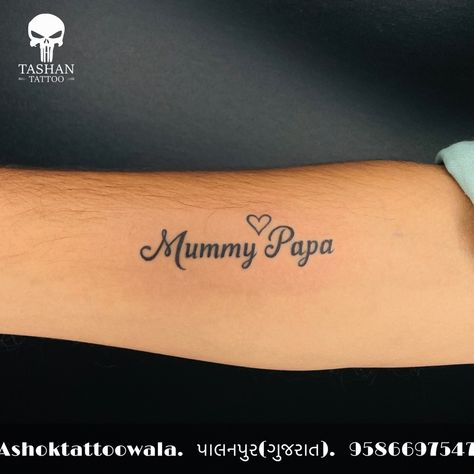 TashanTattoo
AshokTattooWala
S.20. Tirupati plaza
Opp. New bus stand
Near gd modi collage
Palanpur (gujrat)
9586697547
9687533310 Mumma Papa Tattoo, Mummy Papa Tattoo, Mummy Papa Tattoo Design, Papa Tattoo, Mummy Papa, Tattoos For Dad Memorial, Mom Dad Tattoo Designs, Tattoo Catalog, Heartbeat Tattoo