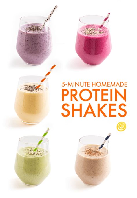 5-Minute Homemade Protein Shakes (without powders) You’ll want to memorize these. Homemade Protein Shakes Recipes, Easy Protein Shakes, Homemade Protein Shakes, Pancakes Protein, Yummy Protein Shakes, Protein Shakes Recipes, Best Protein Shakes, Smoothie Fruit, Protein Smoothies