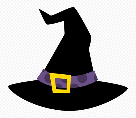 Witch Vector, Cartoon Witch, Hat Cartoon, Original Background, Witch Boots, Hat Vector, Cartoon Png, Halloween Witch Hat, Hat Decoration