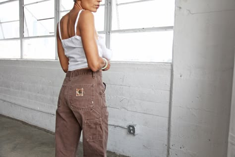 Carhartt Pants Outfit, Carhartt Women's Outfit, Carhartt Pants Women's, Painters Pants, Carhartt Women, Carhartt Pants, Look At You, Fit Inspo, Trendy Outfits