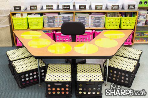 Small Classroom, Teaching Organization, Classroom Seating, Classroom Layout, Classroom Organisation, 3rd Grade Classroom, First Grade Classroom, New Classroom, Teacher Organization