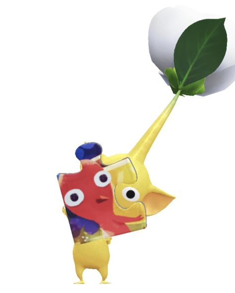 Yellow Pikmin, Pikmin Bloom, Silly Games, Nintendo Art, Yokai Watch, Phone Icon, Silly Pictures, Cookie Run, Cute Creatures