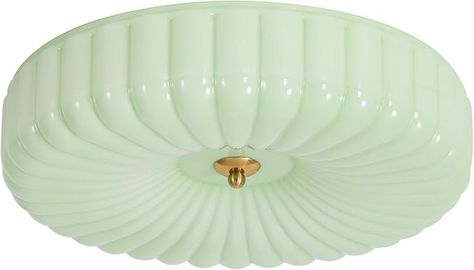 KCO Lighting Nordic Green Glass Flush Mount Ceiling Light Vintage LED Semi Flush Mount Ceiling Light Mid Century Modern Bathroom Overhead Light Round Ceiling Light Fixture - Amazon.com Glass Flush Mount Ceiling Light, Light Mid Century Modern, Nordic Green, Overhead Light, Mid Century Modern Bathroom, Round Ceiling Light, Round Ceiling, Bathroom Ceiling, Bathroom Ceiling Light