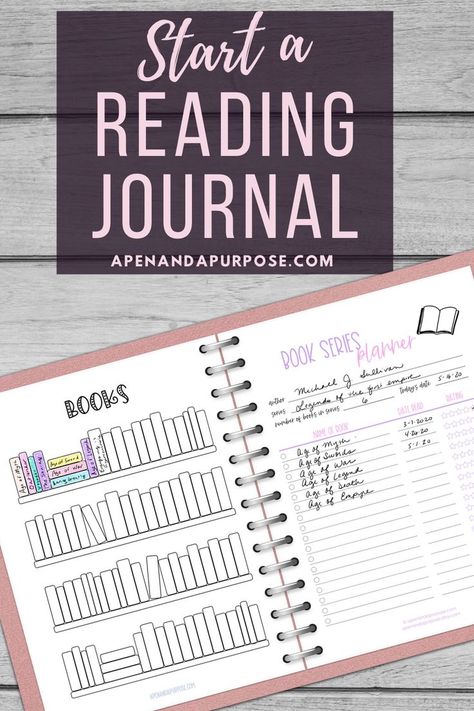 Start a reading journal to track your reading today. Track the books you've read as well as your to read list. Plan your series reading by making a book list with the order of books in a series. There are so many ways to start a book journal and I discuss them all in this post. #bookjournal #readingjournal #readinglog Ways To Start A Book, Reading Journal Ideas, To Read List, Start A Book, Making A Book, Reading Journal Printable, Book Reading Journal, Read List, Journal Books