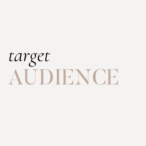 target audience Target Audience Aesthetic, Target Audience Worksheet, Target Audience Research, Brand Target Audience, Target Audience Infographic, Profitable Online Business, Target Audience, Motion Graphics Design, Personal Branding