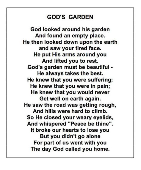 God's Garden Poem About God, Garden Poems, I Miss You Quotes, Teaching Social Skills, Missing You Quotes, Church Events, Finding God, Planner Organization, Quotes About God