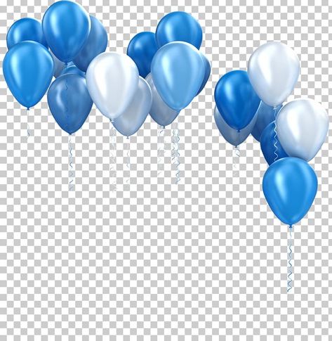 Blue Balloons Background, Happy Birthday Blue Balloons, Blue Birthday Background, Birthday Balloons Blue, Blue Balloons Birthday, Graphic Design Background Texture, Balloon Photography, Photography Png, Happy Birthday Invitation Card