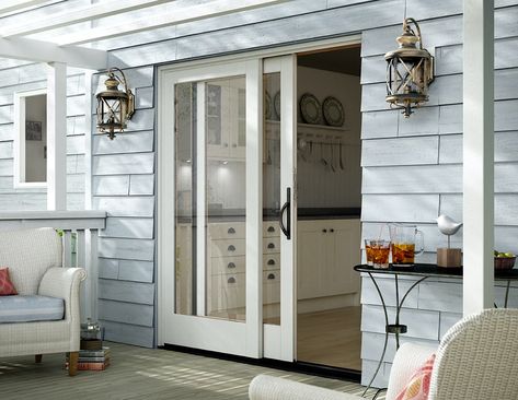 Exterior Patio Doors, Doors Outdoor, Pintu Interior, Sliding Doors Exterior, Sliding Glass Doors Patio, Sliding French Doors, Glass Doors Patio, Exterior Doors With Glass, French Doors Exterior