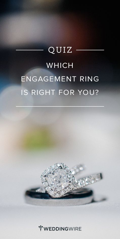 QUIZ: Which Engagement Ring Style is Right for you? Take the #quiz on @weddingwire! {Ahava Studios} What Engagement Ring Is Right For Me, Which Engagement Ring Is Right For You, Karat Sizes On Hand, How To Decide On Engagement Ring, How To Choose Engagement Ring, Popular Engagement Ring Styles, Wedding Ring Cuts Chart, Engagement Rings Chart, Unique Ring Bands