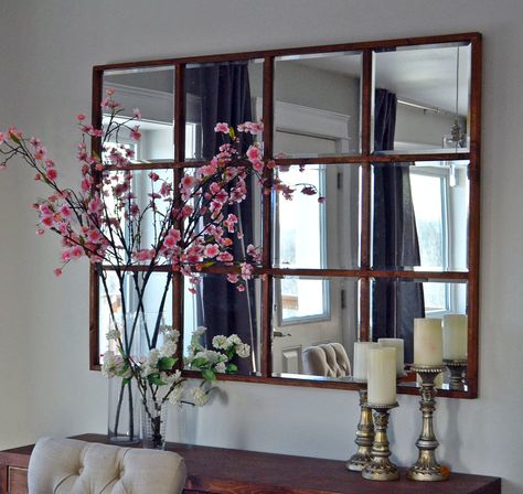 Bathroom Black Mirror, Grid Mirror, Tall Wall Mirrors, Big Wall Mirrors, Oversized Wall Mirrors, Mirror Window, Rhapsody In Blue, Wall Mirrors Set, Bathroom Black