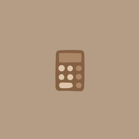 Beige Calculator Icon, Brown Calculator Icon, Cute Calculator Icon, Calculator App Icon Aesthetic, Calculator Icon Aesthetic, Math Icon, Calculator App Icon, Maths Times Tables, Math Logo