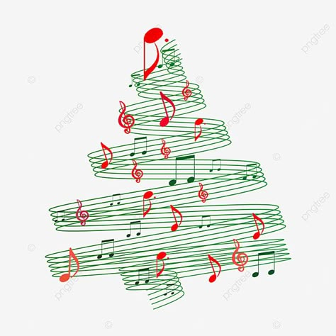 Christmas Music Background, Music Notes Png, Music Christmas Tree, Free Christmas Music, Music Christmas Ornaments, Staff Music, Music Universe, Christmas Tree Green, Christmas Tree Png