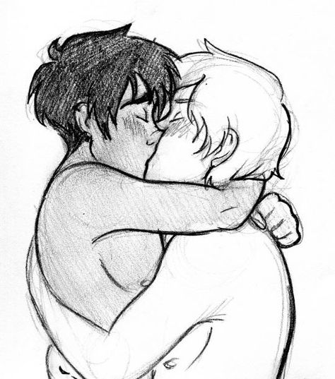 Nico and Will Kissing Drawing, Percy Jackson Ships, Drarry Fanart, Draw Anything, Percy Jackson Art, Kane Chronicles, Percy Jackson Books, Percy Jackson Fandom, Percabeth