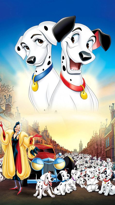 Disney Amor, Walt Disney Characters, 101 Dalmations, Disney 101 Dalmatians, Disney Cartoon Characters, Images Disney, Wallpaper Disney, Disney Background, Disney Dogs