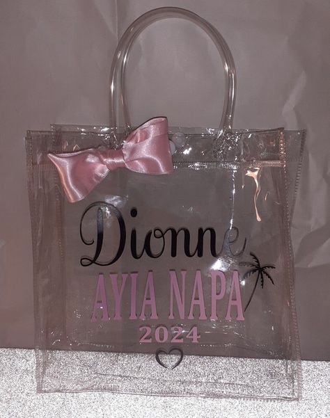 personalised  gift bag | customised gift bag for Any Occasion Wedding Party Gift Bags, Clear Gift Bags, Personalized Gift Bags, Wedding Party Gift, Party Gift Bags, Personalised Wedding, Pvc Material, Gift Wrapping Supplies, Get Yours Now