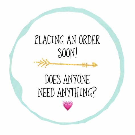 Placing an order! Lipsense / SeneGence Placing An Order Soon, Body Shop Skincare, Avon Marketing, Pure Romance Consultant, Facebook Engagement Posts, Mary Kay Marketing, Lemongrass Spa, Mary Kay Party, Scentsy Consultant Ideas