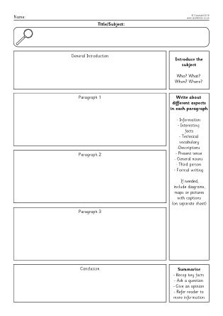 Non-Chronological/Information Report Writing Templates (SB11584) - SparkleBox Non Chronological Report, Non Chronological Reports, Report Writing Template, English 101, College Essay Topics, Information Report, Report Powerpoint, Writing Websites, Writing Template