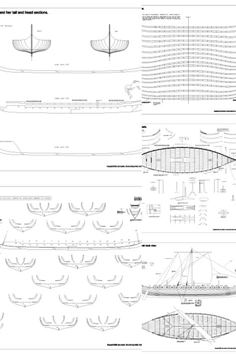 Viking Drakkar Model Plans Viking Ship Design, Ancient Vessels, Age Of Sail, Viking Longboat, Hammer Necklace, Viking Longship, Rune Viking, Sail Ship, Scale Model Ships