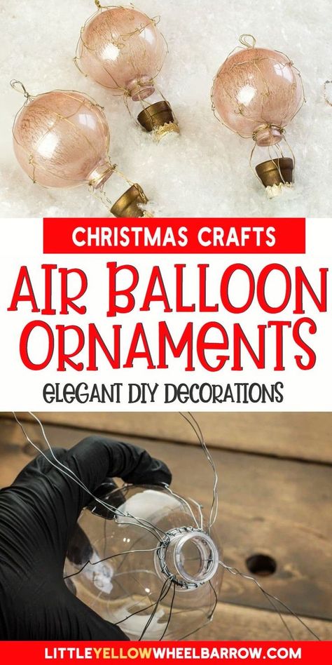 Hot Air Balloon Decorations Diy, Balloon Ornaments, Diy Hot Air Balloon, Hot Air Balloon Craft, Diy Hot Air Balloons, Light Bulb Crafts, Steampunk Christmas, Hot Air Balloon Decorations, Balloon Crafts