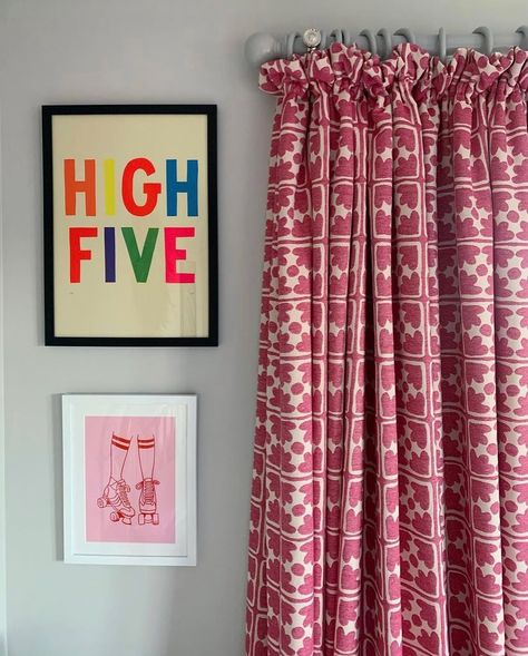 Tori Murphy (@torimurphytextiles) posted on Instagram • Sep 7, 2021 at 6:02am UTC Frame Matting Ideas, Curtain Treatments, Wisteria Cottage, Blinds Inspiration, Happy Room, Bungalow Renovation, Nursery Curtains, Cool Curtains, Kids Room Inspiration