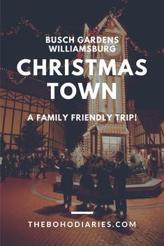 This pin is a demostration of the escapist theme of the 4E'S of shopping Busch Gardens Christmas Town, Williamsburg Christmas, Busch Gardens Williamsburg, Grateful For Everything, Bucket List Family, Williamsburg Virginia, Williamsburg Va, Busch Gardens, Christmas Events