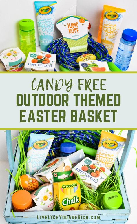 Themed Easter Baskets, Cheap Easter Baskets, Homemade Easter Baskets, Easter Basket Themes, Unique Easter Baskets, Creative Easter Baskets, Candy Easter Basket, Easter Baskets For Toddlers, Easter Basket Ideas