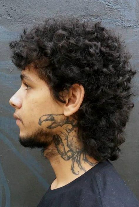 Long Curly Hair Men, Men's Curly Hairstyles, Edgars Haircut, Latina Hair, Men Haircut Curly Hair, Hair Mullet, 2023 Hair, Mullet Haircut, Curly Mullet