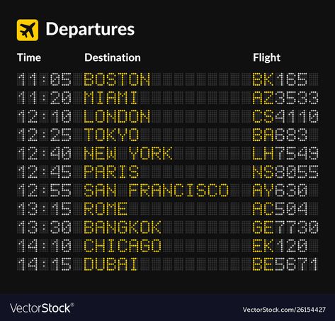 Airport Destination Board, Bloxburg Airport Ideas, Airport Departure Board, Bloxburg Airport, Airport Board, Airport Illustration, Airport Signage, Airport Layout, Airport Theme