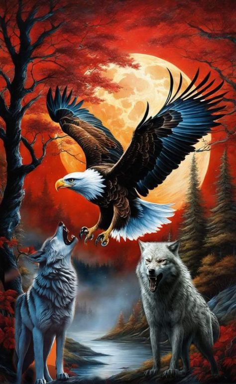 American Eagle Art, America Flag Wallpaper, Eagle Artwork, Wild Animal Wallpaper, Eagle Images, Eagle Painting, American Flag Wallpaper, Eagle Wallpaper, Native American Paintings