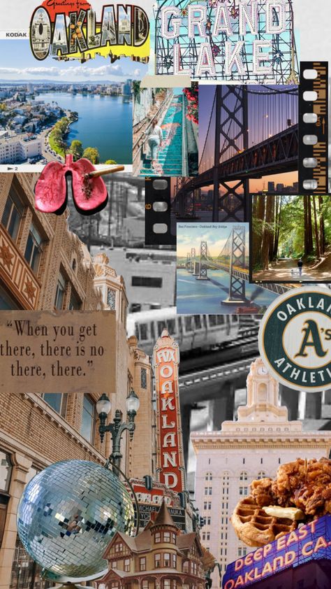 Oakland California Aesthetic, Oakland Aesthetic, Yay Area, Oakland City, Desert Ideas, City Family, Digital Graphic Design, False Prophets, Oakland California