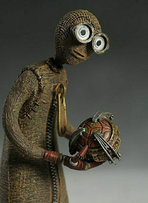 9 Tim Burton, 9 Movie, Tim Burton Characters, Arte Robot, Steampunk Costume, Recycled Art, Designer Toys, Punk Style, Steam Punk