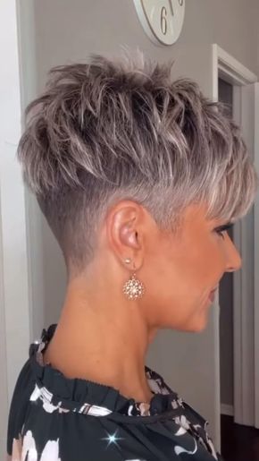 Shaved Hair Cuts, Short Spiked Hair, Short Shaved Hairstyles, Short Sassy Haircuts, Short Spiky Hairstyles, Short Silver Hair, Short Hair Images, Short Hair Pixie Cuts, Spiked Hair