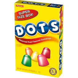 Dots Candy 20.5-Ounce Giant Box Tootsie Pop, Dots Candy, Chewy Candy, Minding Your Own Business, Gum Drops, Mixed Fruit, Peanut Free, Fruit Flavored, Sweets Treats